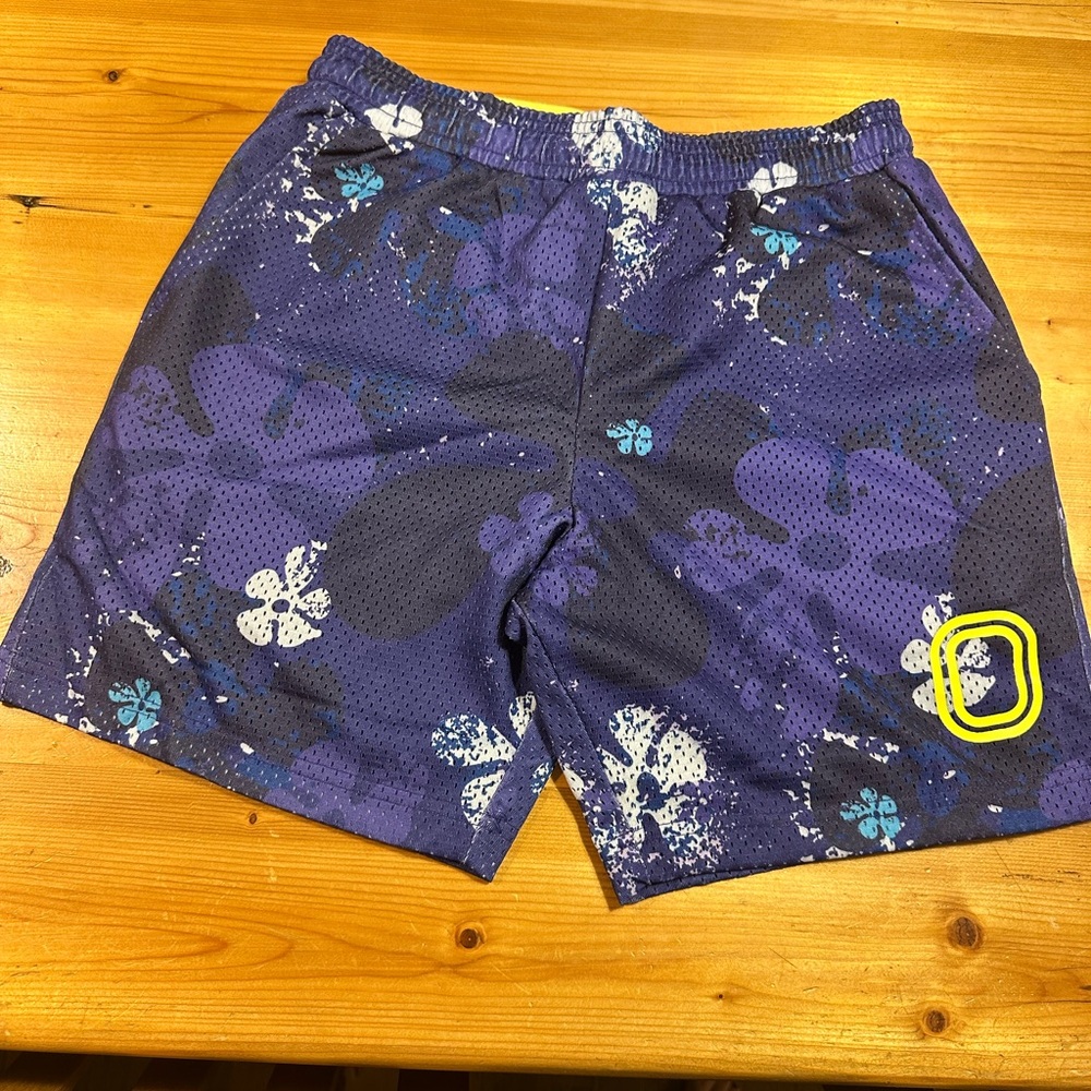 Kids Purple Floral Shorts